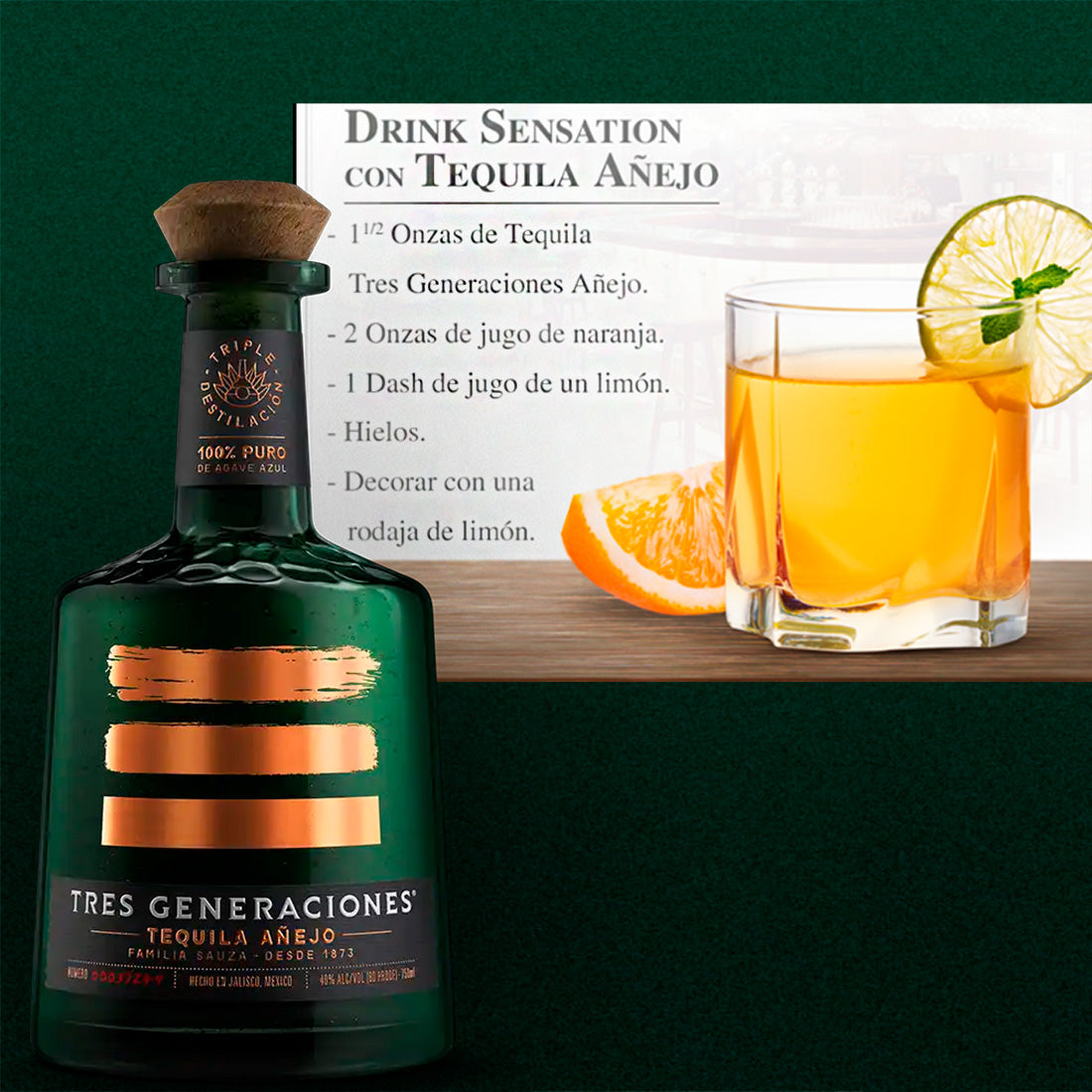 TEQUILA TRES GENERACIONES AÑEJO 750 ml