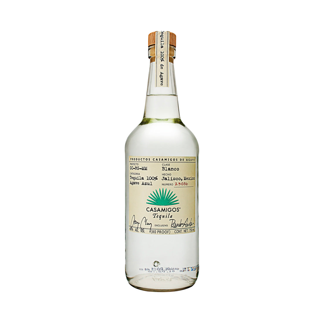 TEQUILA CASAMIGOS BLANCO 750 ml