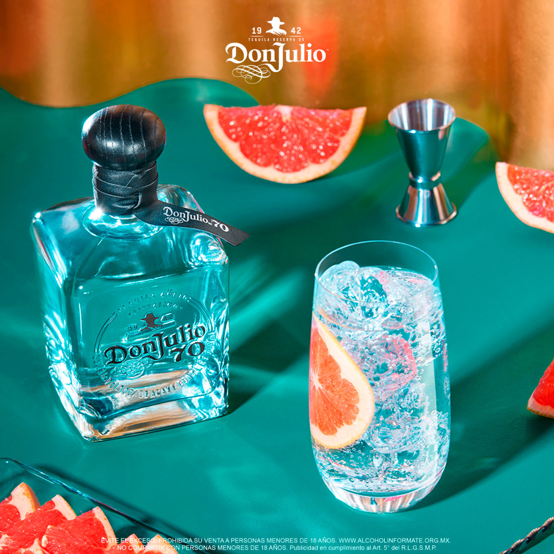 TEQUILA DON JULIO 70 CRISTALINO 700 ml