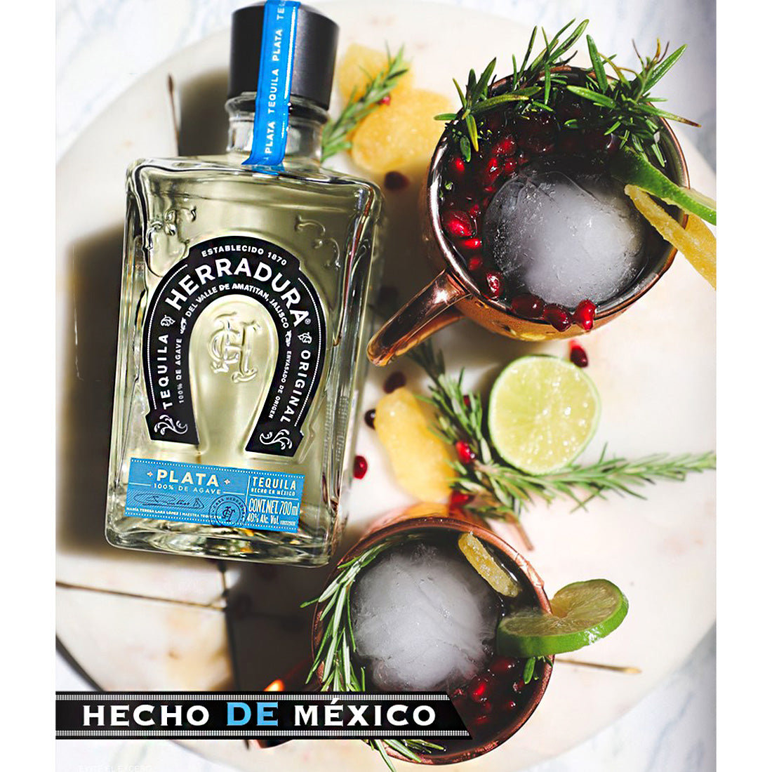 TEQUILA HERRADURA PLATA 950 ml