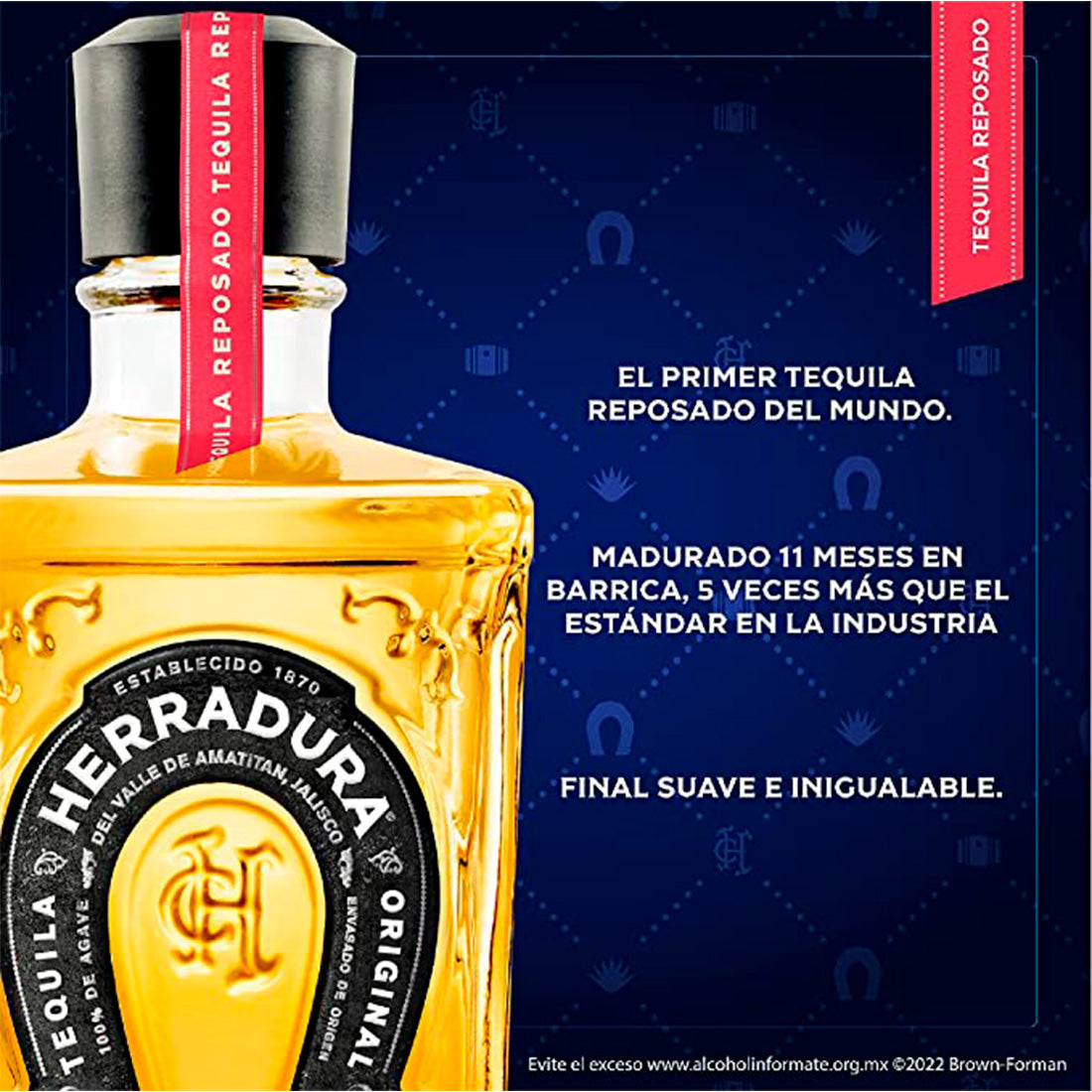 TEQUILA HERRADURA REPOSADO 700 ml