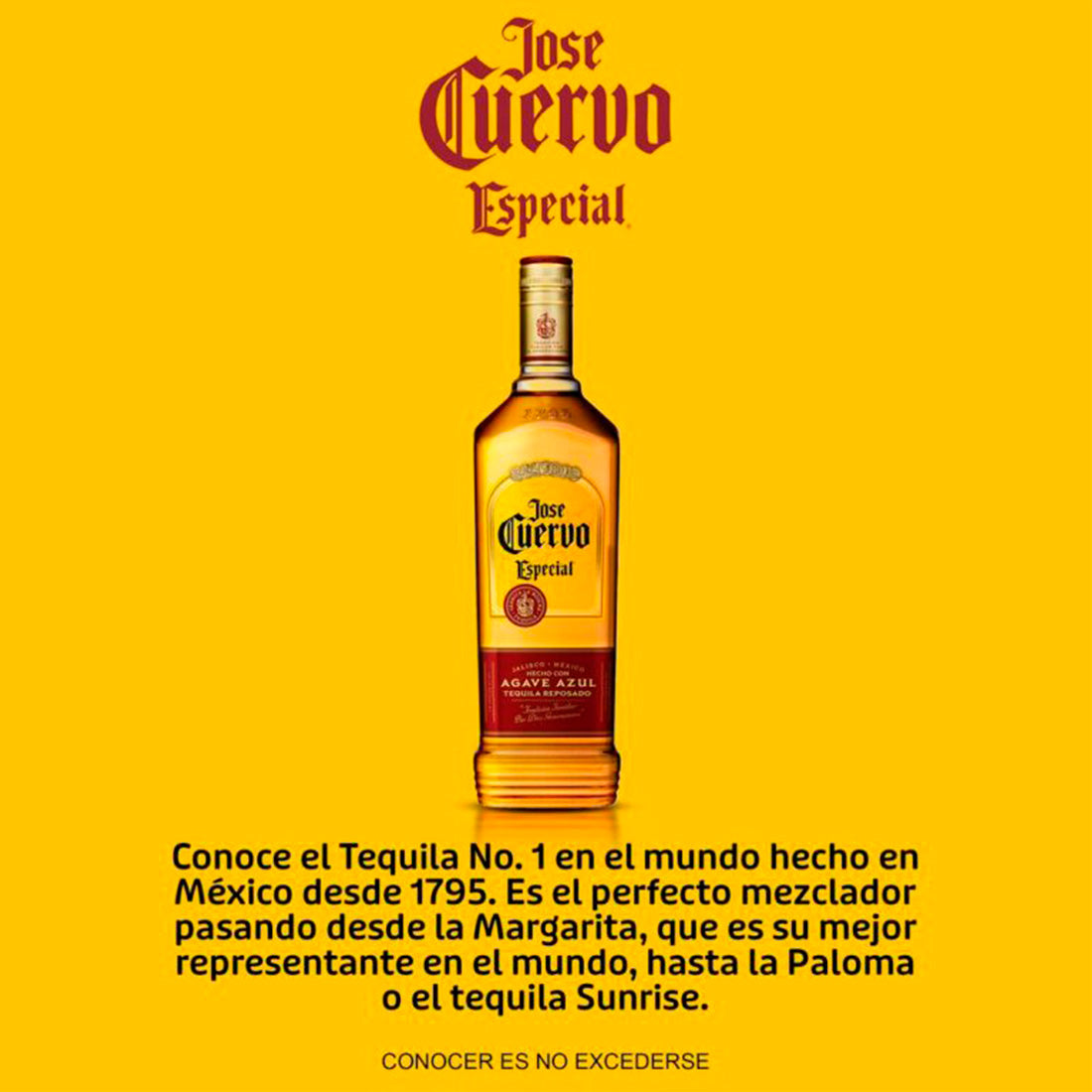 TEQUILA JOSÉ CUERVO ESPECIAL REPOSADO 990ml