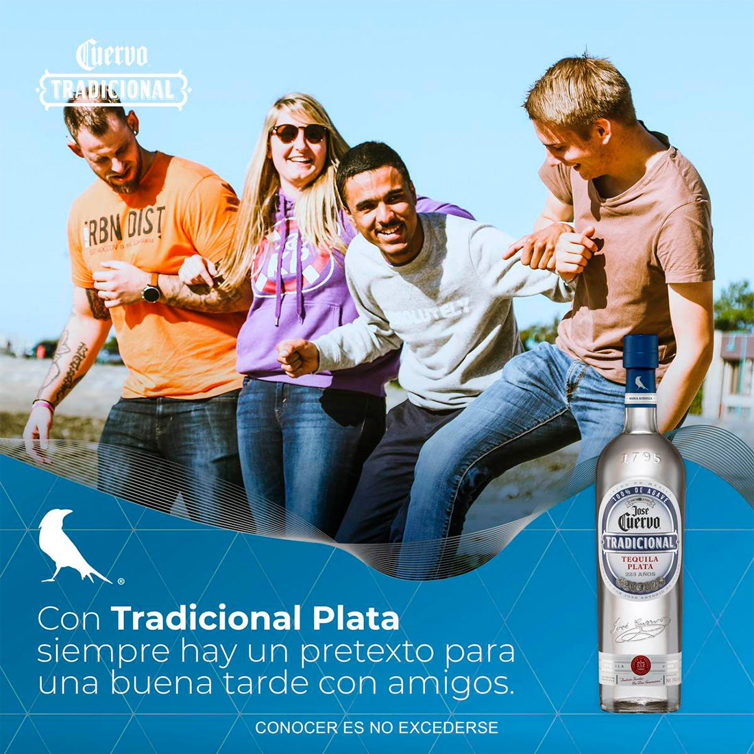 TEQUILA JOSE CUERVO TRADICIONAL PLATA 950 ml (3 PIEZAS)