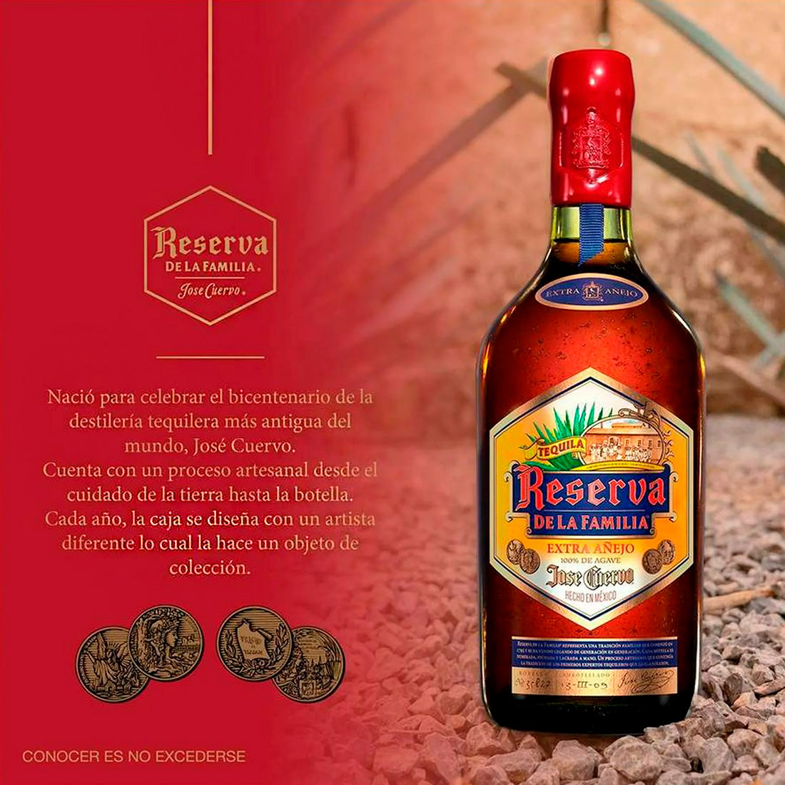 TEQUILA RESERVA DE LA FAMILIA EXTRA AÑEJO 750 ML