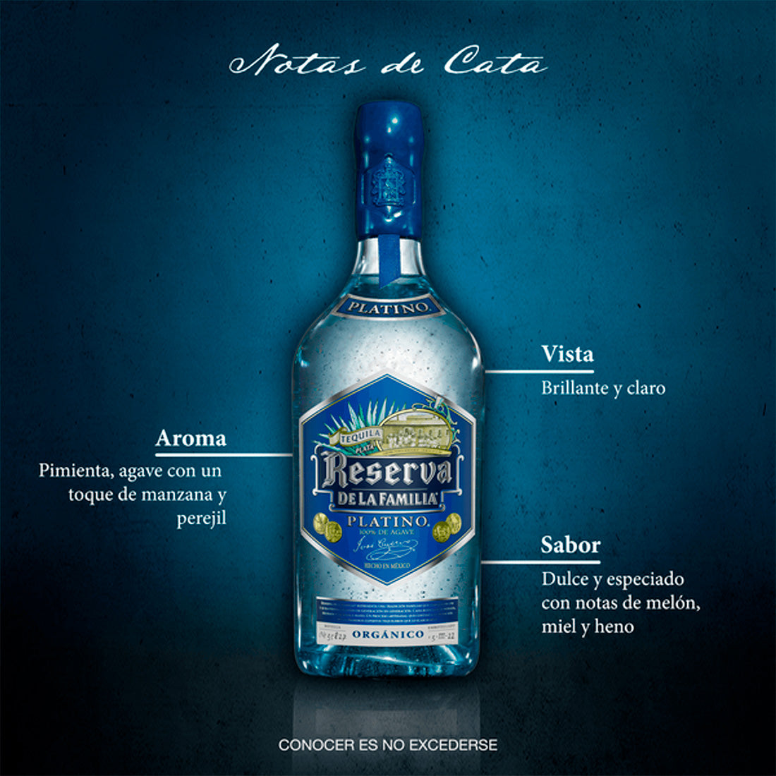 TEQUILA JOSE CUERVO RESERVA DE LA FAMILIA PLATINO 750 ml