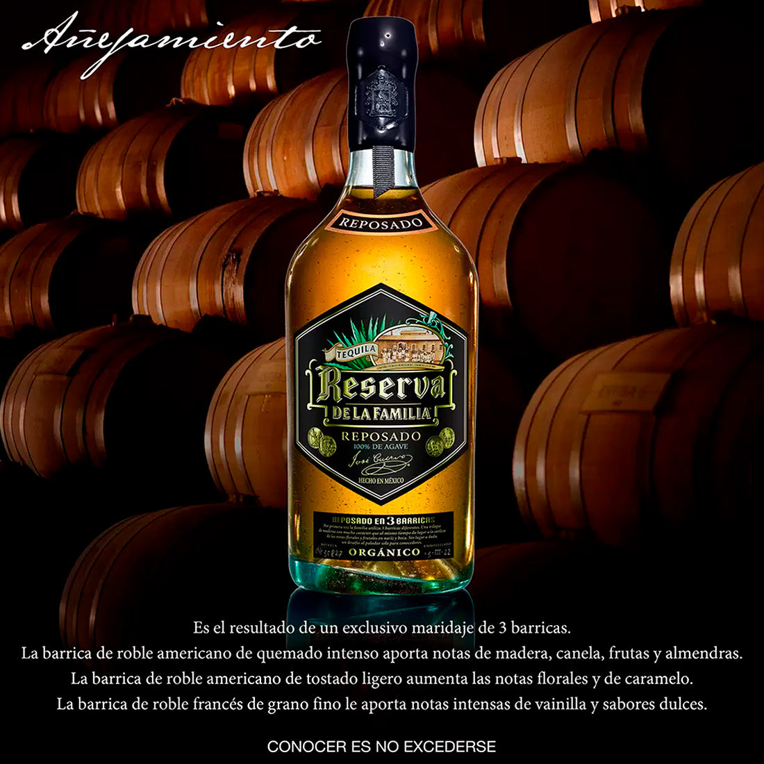 TEQUILA RESERVA DE LA FAMILIA REPOSADO 750 ml