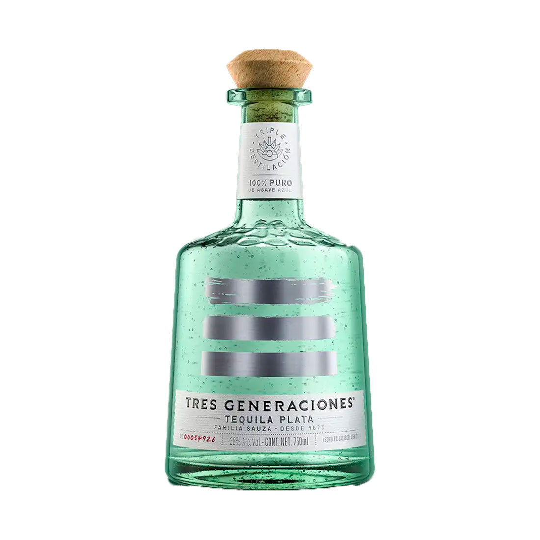 TEQUILA TRES GENERACIONES PLATA 750 ml