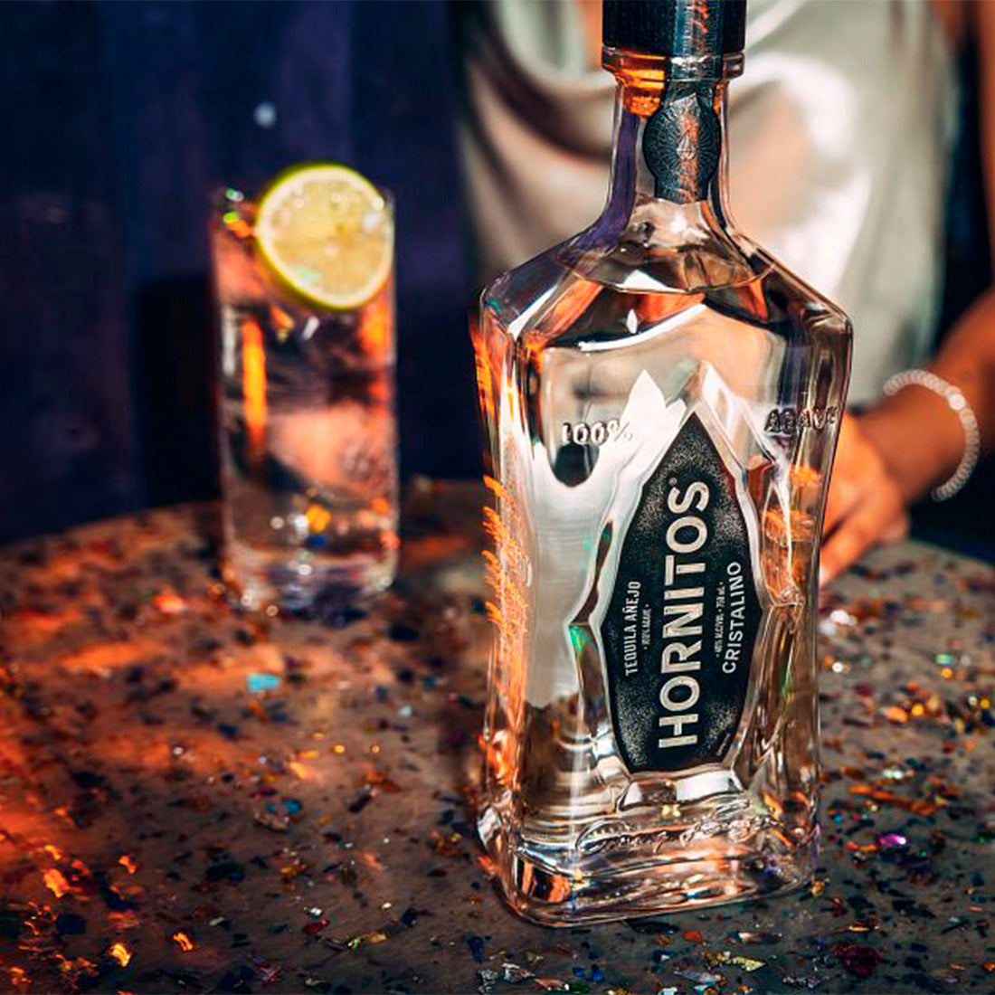 TEQUILA HORNITOS CRISTALINO 750 ml