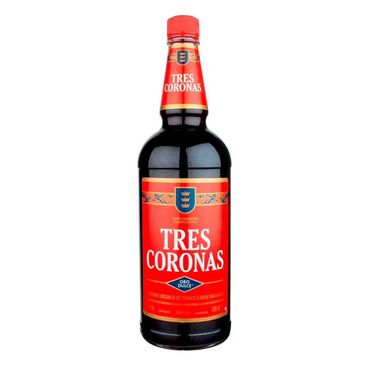 JEREZ TRES CORONAS VINO GENEROSO TRADICIONAL 1000 ml