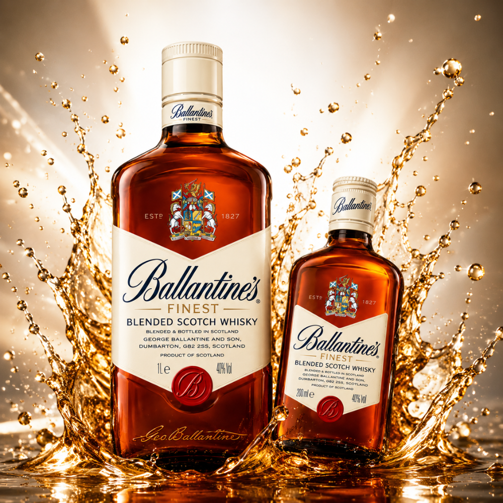 WHISKY BALLANTINE´S FINEST 700ML + BOTELLA 200 ML