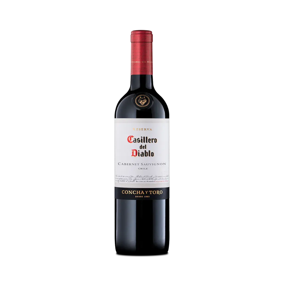 VINO TINTO CONCHA Y TORO CASILLERO DEL DIABLO CABERNET SAUVIGNON 750 ML