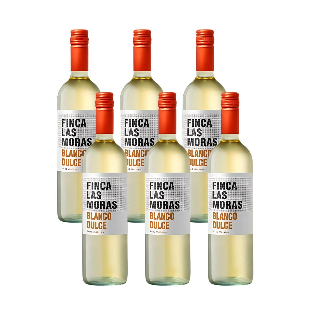 VINO BLANCO LAS MORAS DULCE 750 ML (6 PIEZAS)