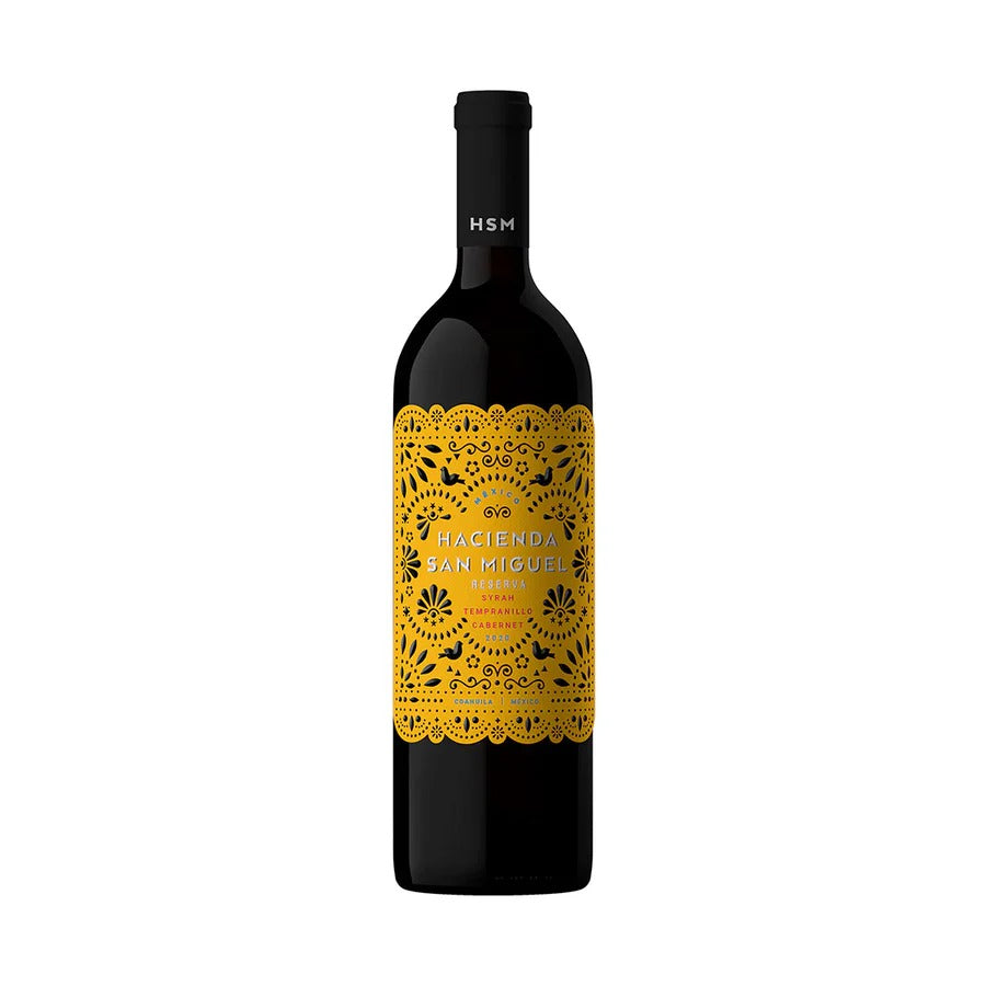 VINO TINTO HACIENDA SAN MIGUEL SHIRAZ TEMPRANILLO Y CABERNET 750 ML