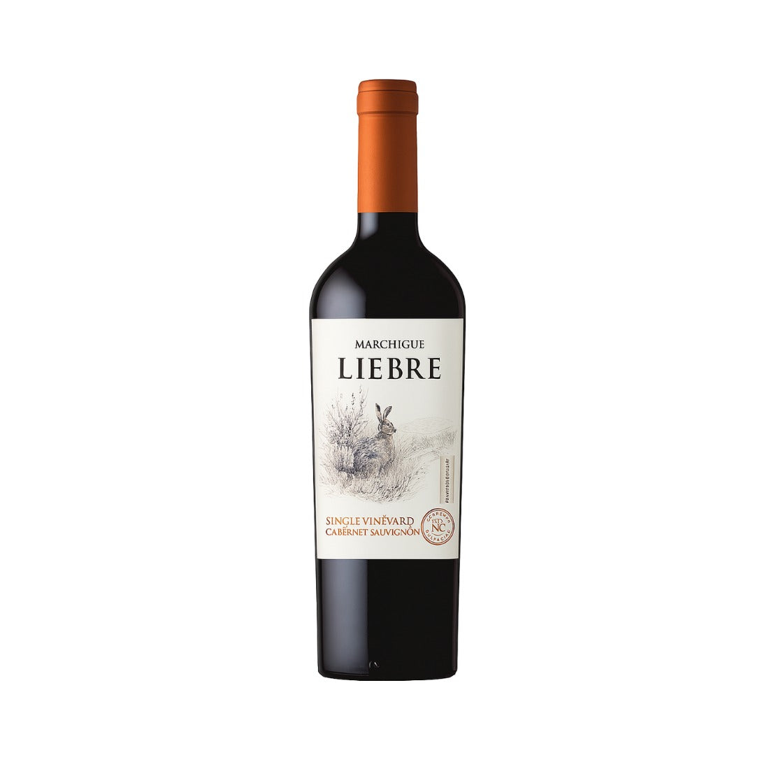 VINO TINTO MARCHIGUE LIEBRE CABERNET SAUVIGNON 750 ML