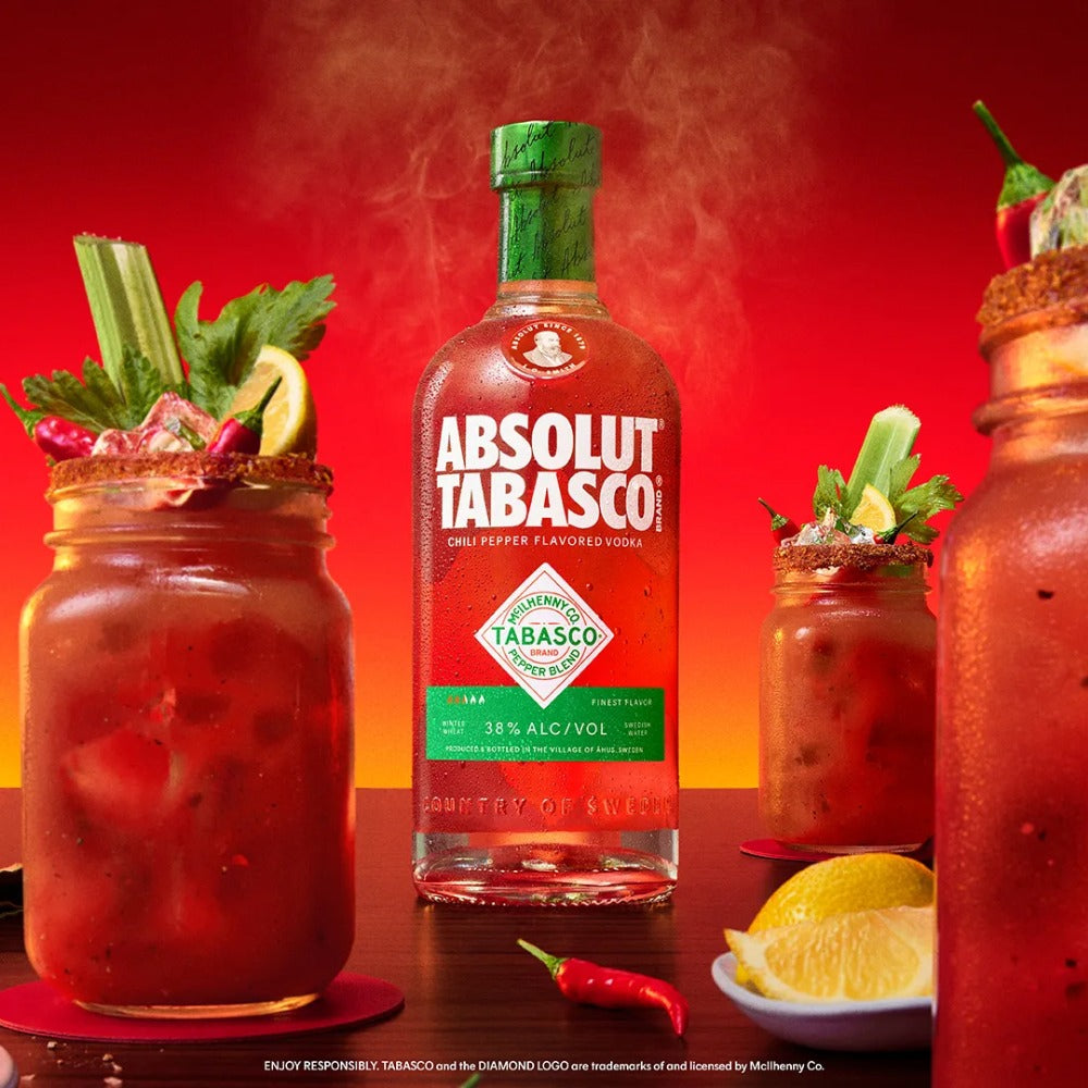 VODKA ABSOLUT TABASCO 750 ML
