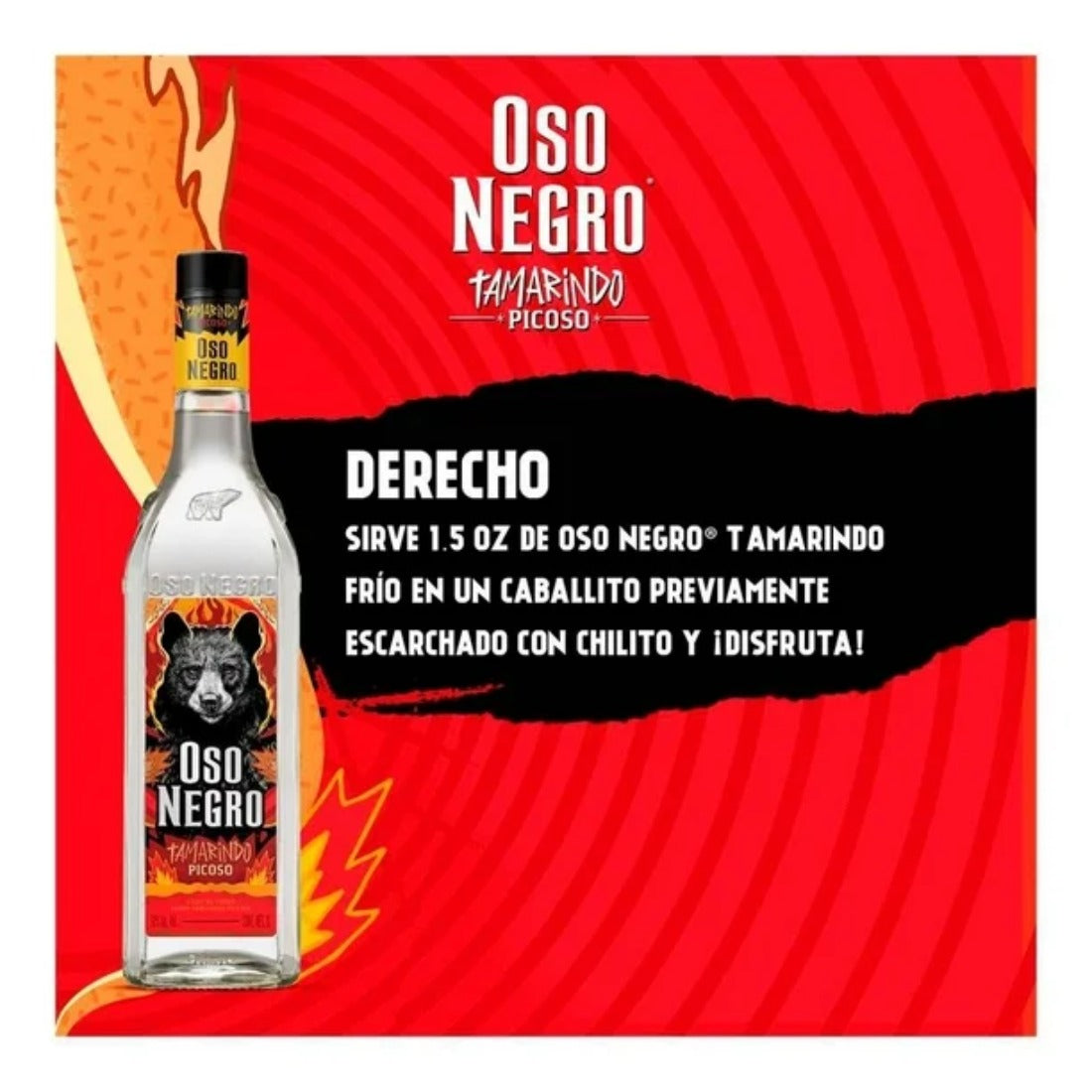 VODKA OSO NEGRO TAMARINDO PICOSO 1000 ML