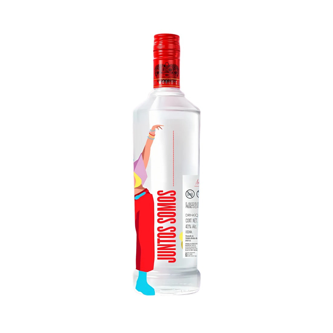 VODKA SMIRNOFF PRIDE 1000 ML EDICIÓN ESPECIAL (3 PIEZAS)