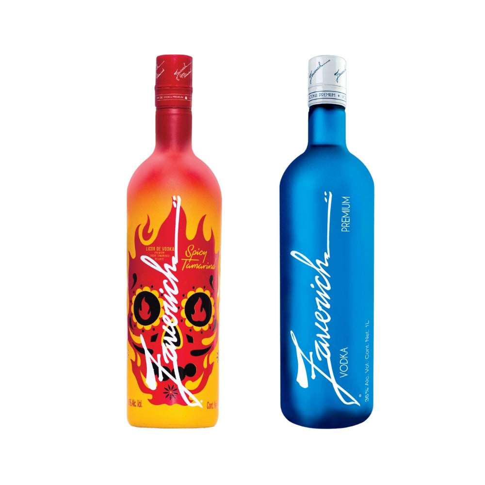 VODKA ZAVERICH DUO PACK TAMARINDO/PREMIUM 1000 ML