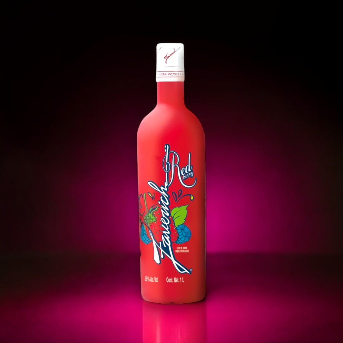 VODKA ZAVERICH RED BERRY 1000 ML