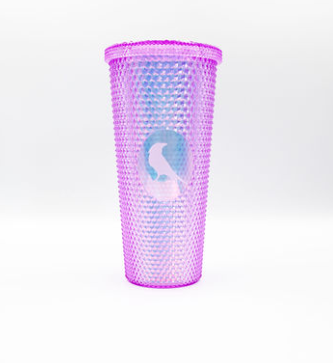 Vaso Largo de Cuervo Morado