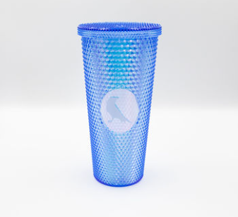 Vaso Largo de Cuervo Azul