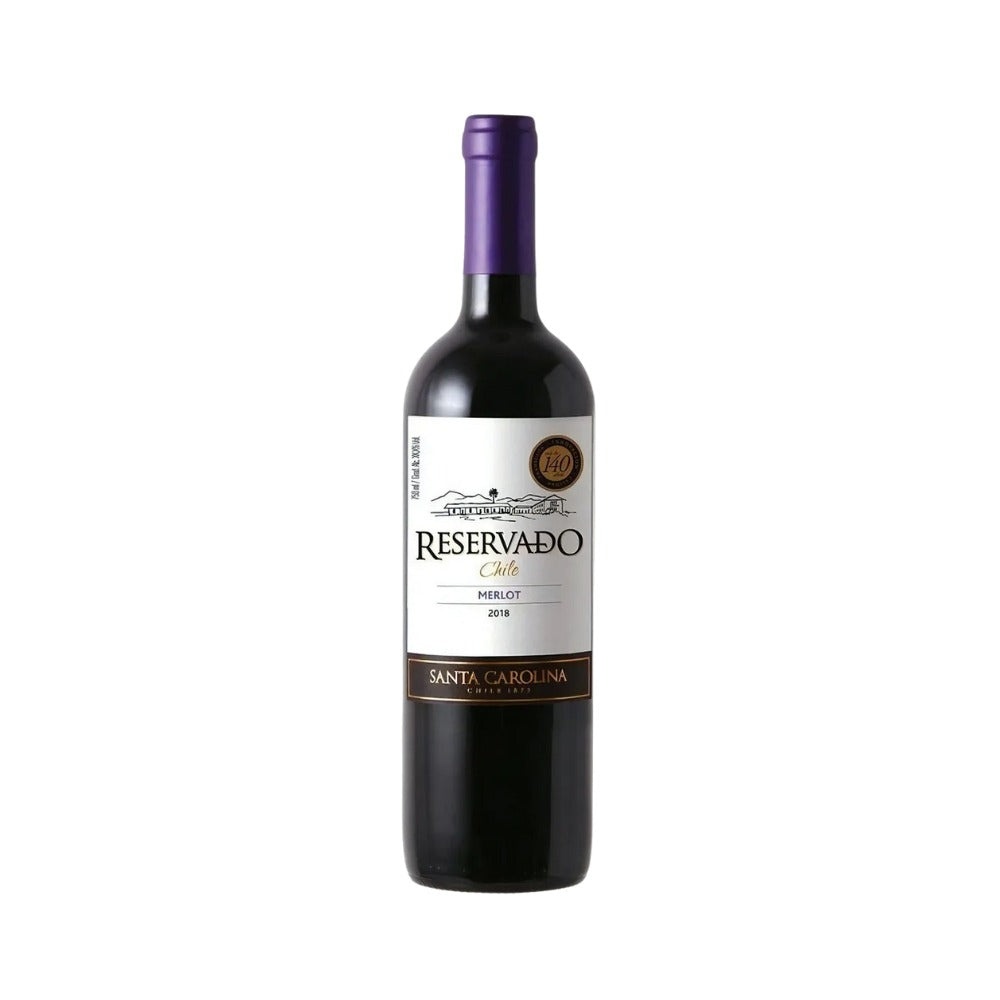 VINO TINTO SANTA CAROLINA RESERVADO MERLOT 750 ML (3 PIEZAS)