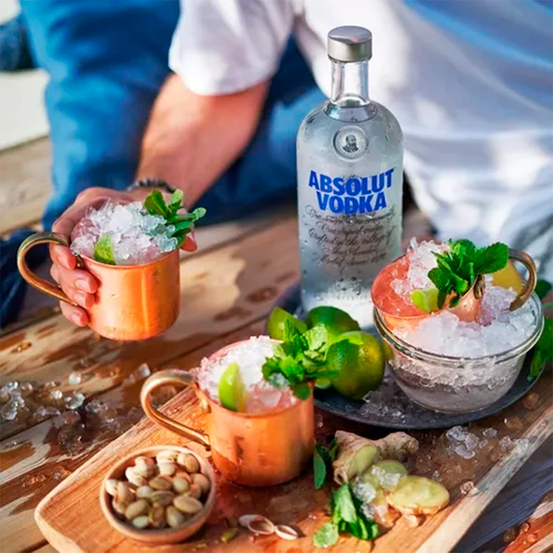 VODKA ABSOLUT AZUL 750 ml