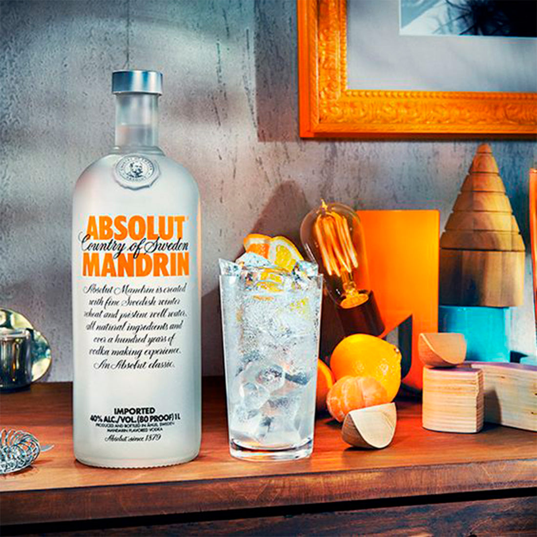 VODKA ABSOLUT MANDARIN 750 ml