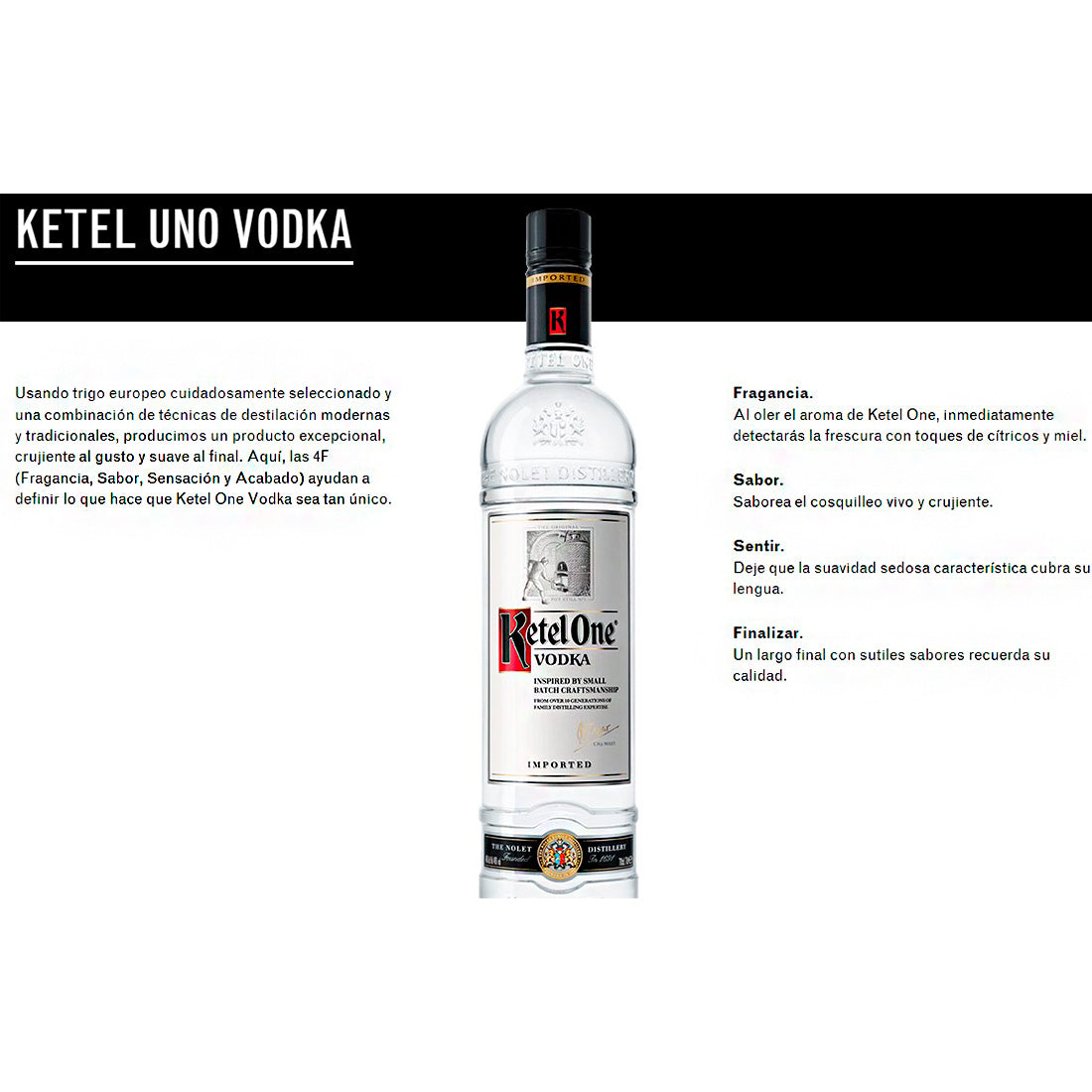 VODKA KETEL ONE 750 ml