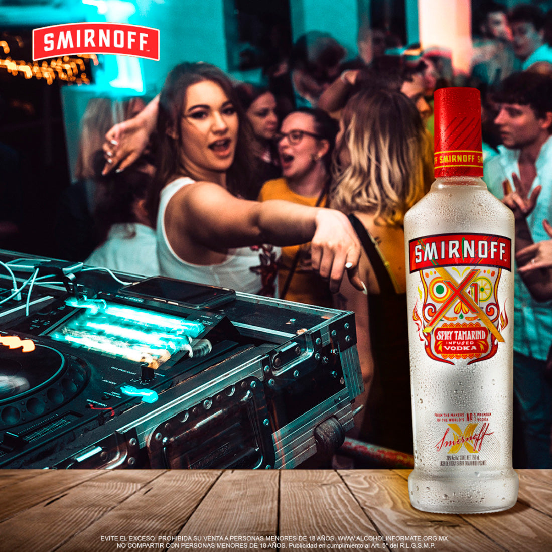 VODKA SMIRNOFF X1 SPICY TAMARINDO 750 ml