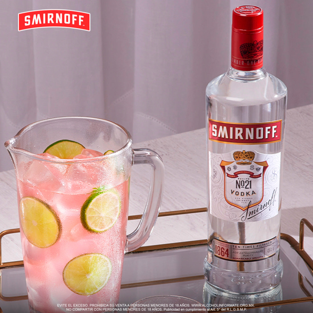 VODKA SMIRNOFF 1000 ml