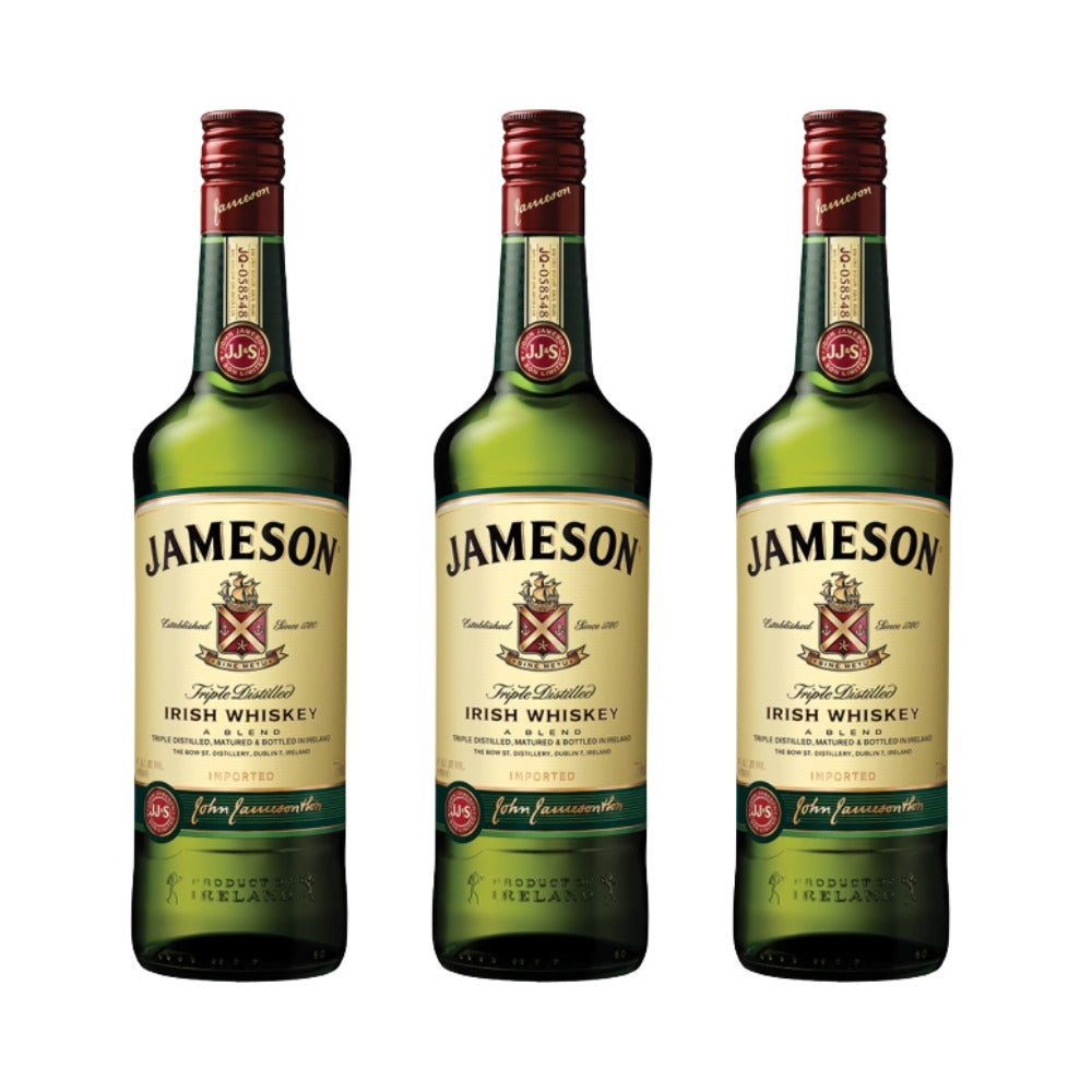 WHISKEY JAMESON 750 ML (3 PIEZAS)