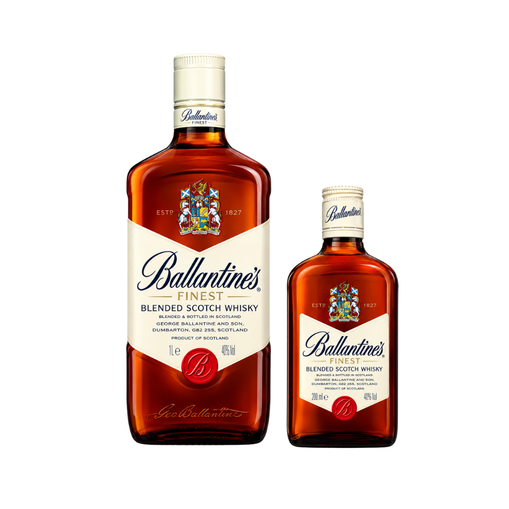 WHISKY BALLANTINE´S FINEST 700ML + BOTELLA 200 ML