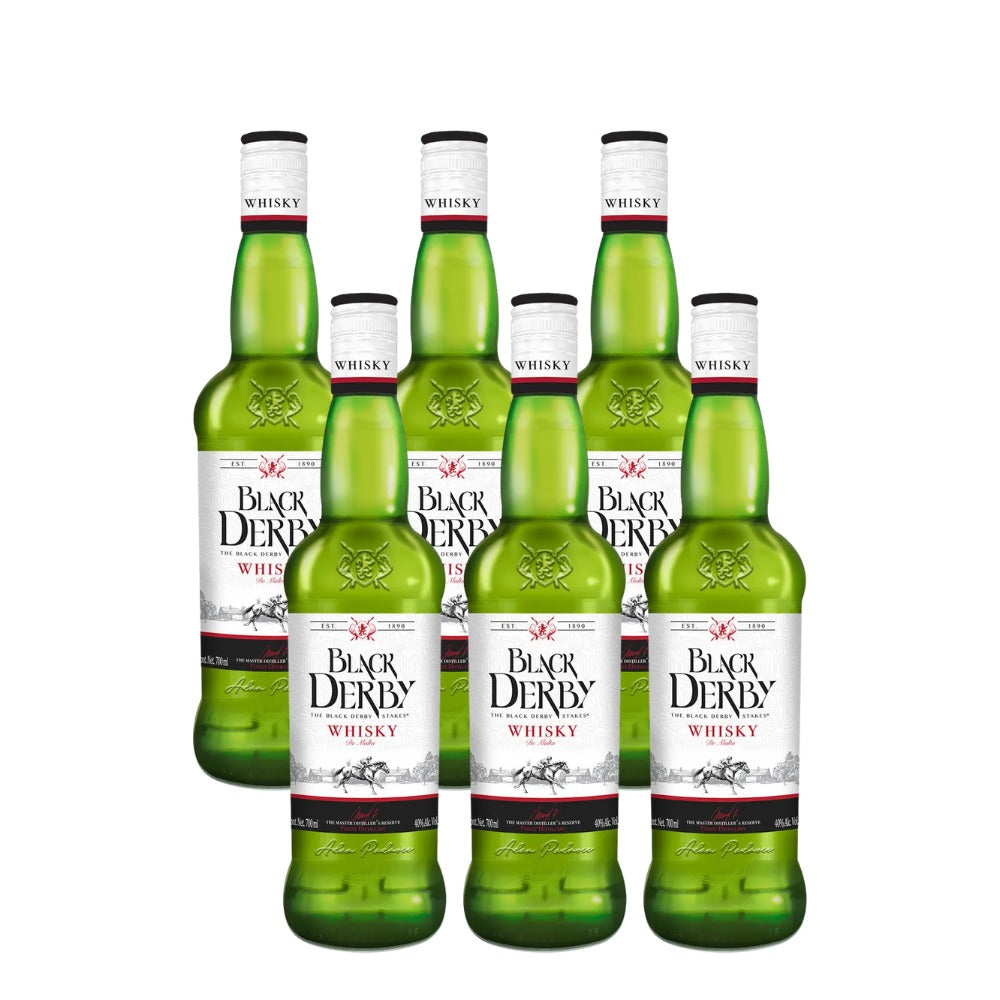 WHISKY BLACK DERBY 700 ML (6 PIEZAS)