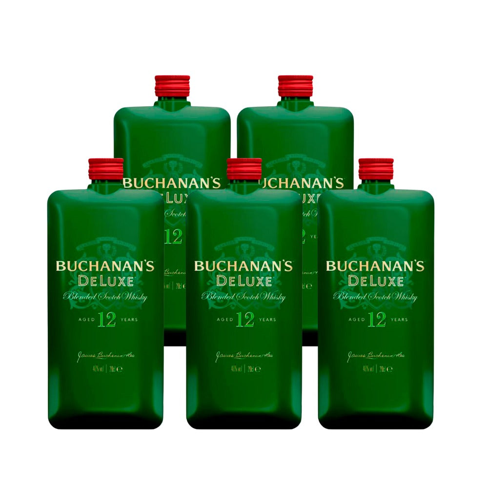 WHISKY BUCHANAN´S 12 POCKET 200 ML (5 PIEZAS)