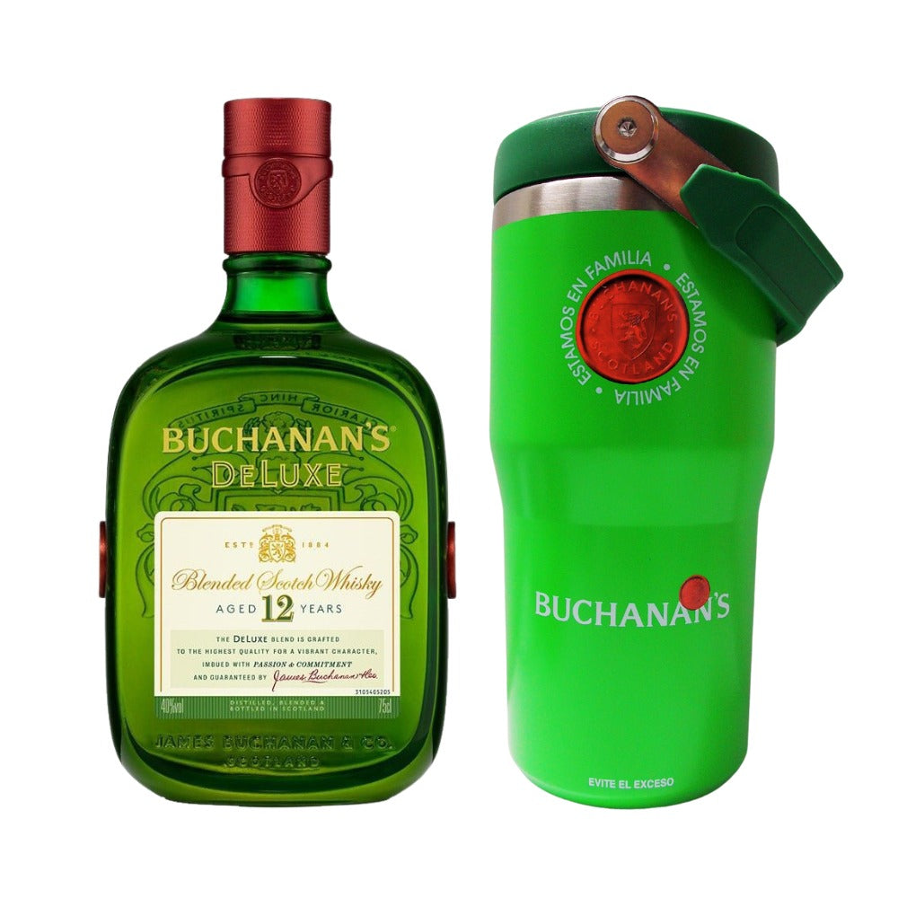 WHISKY BUCHANAN´S DeLUXE 12 750 ML + TUMBLER EDICIÓN LIMITADA
