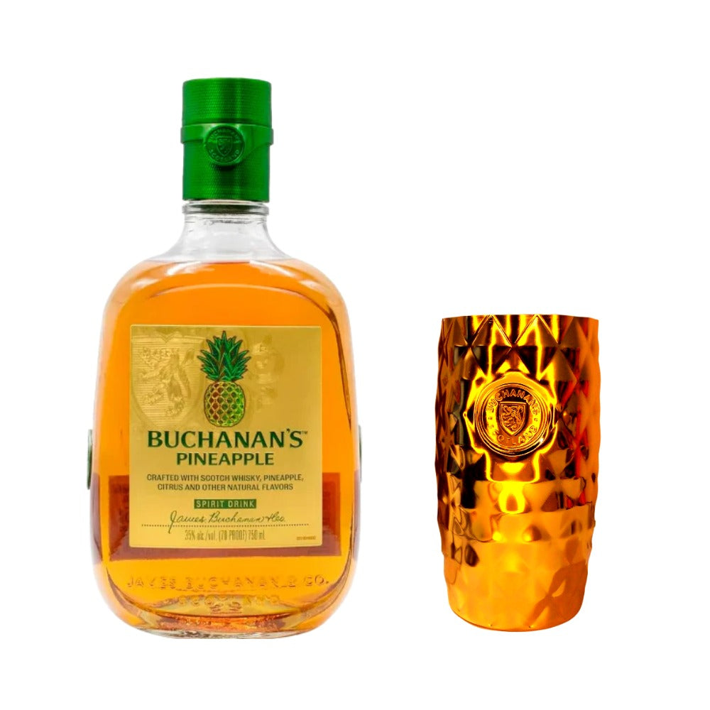 WHISKY BUCHANAN´S PINEAPPLE 750 ML + 1 VASO BUCHANAN´S PIÑA