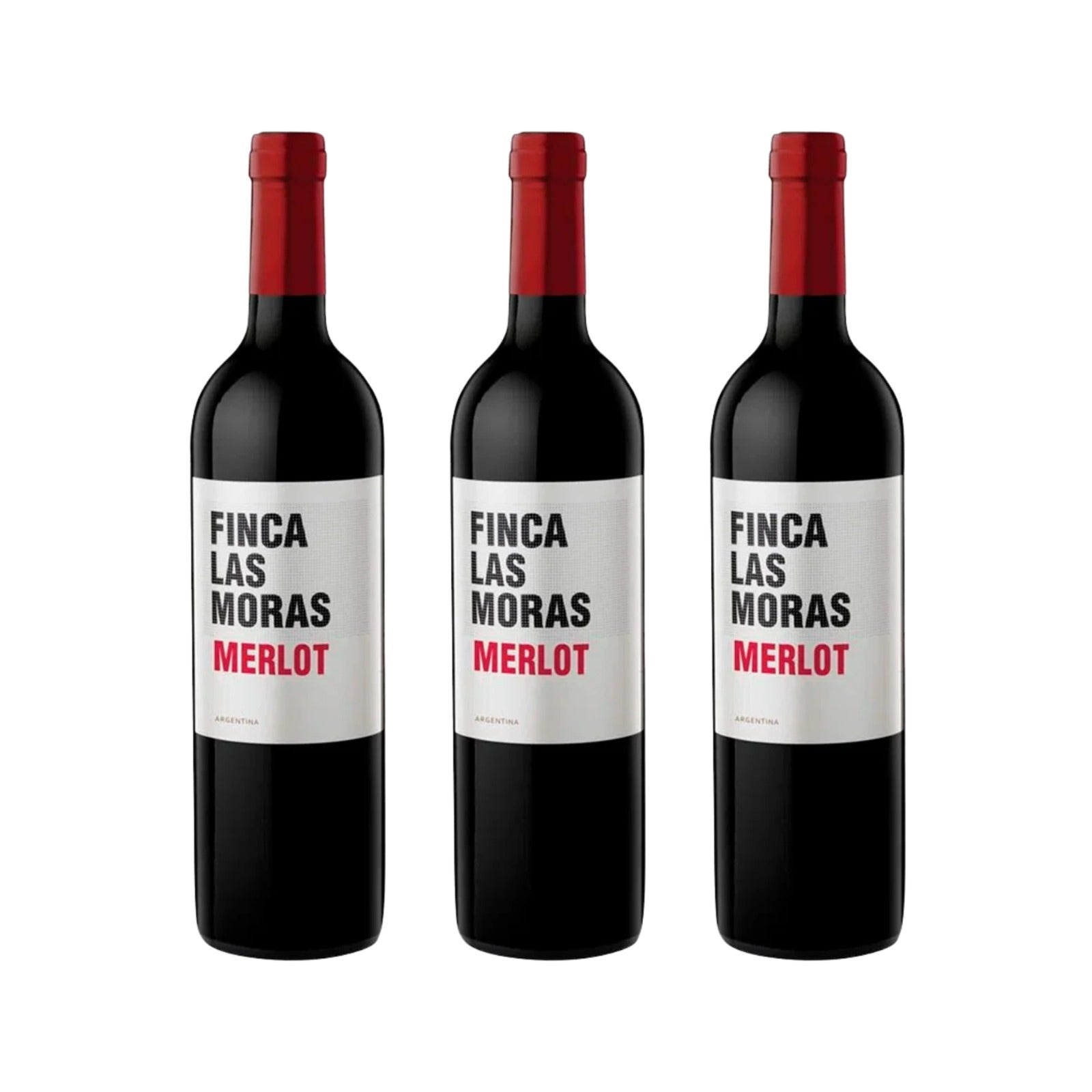 VINO TINTO LAS MORAS MERLOT 750 ml (3 PIEZAS)