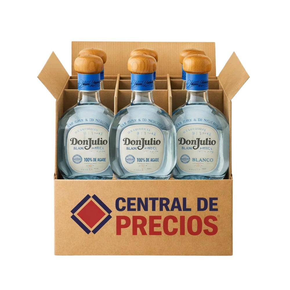 TEQUILA DON JULIO BLANCO 700 ML (6 PIEZAS)