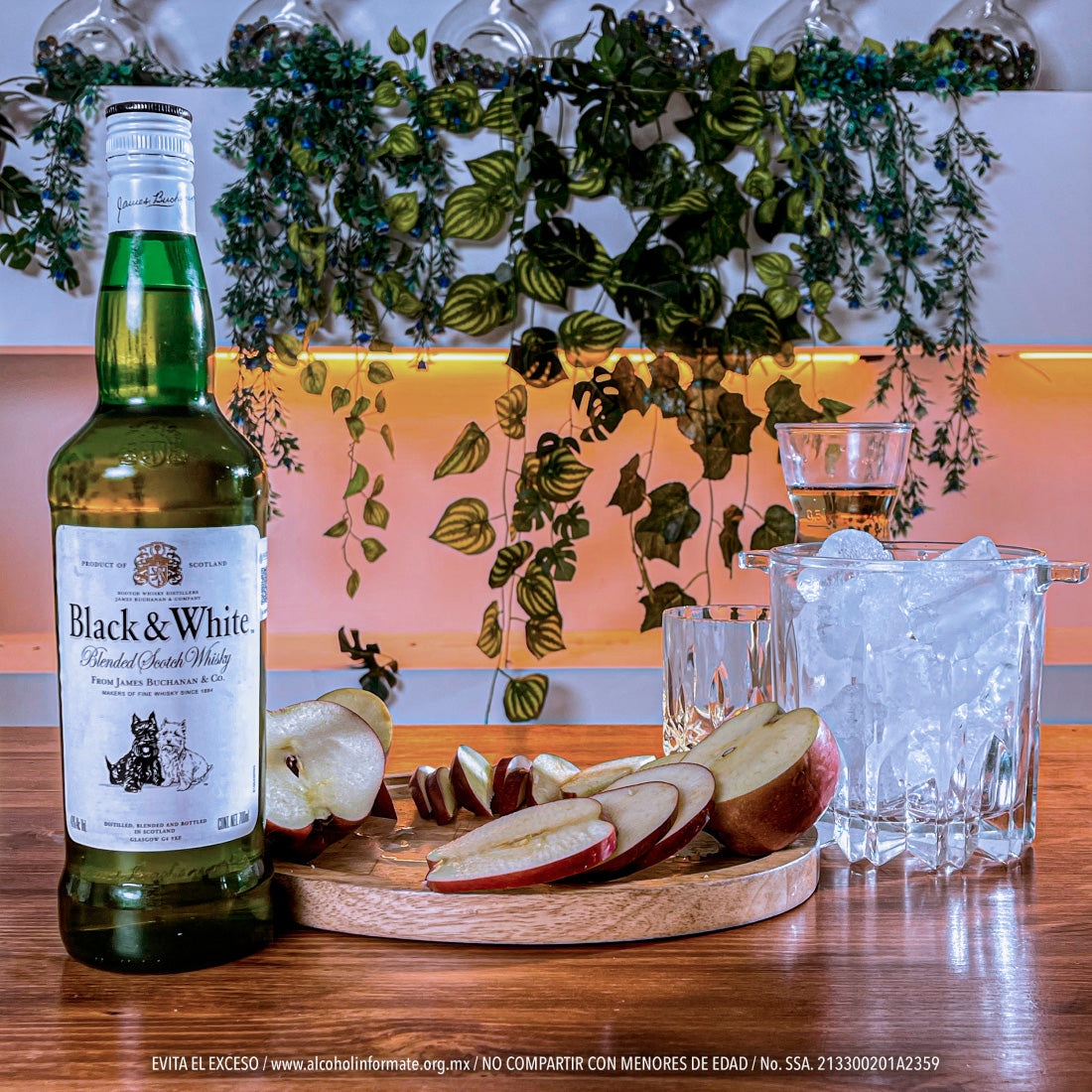 WHISKY BLACK AND WHITE 700 ml