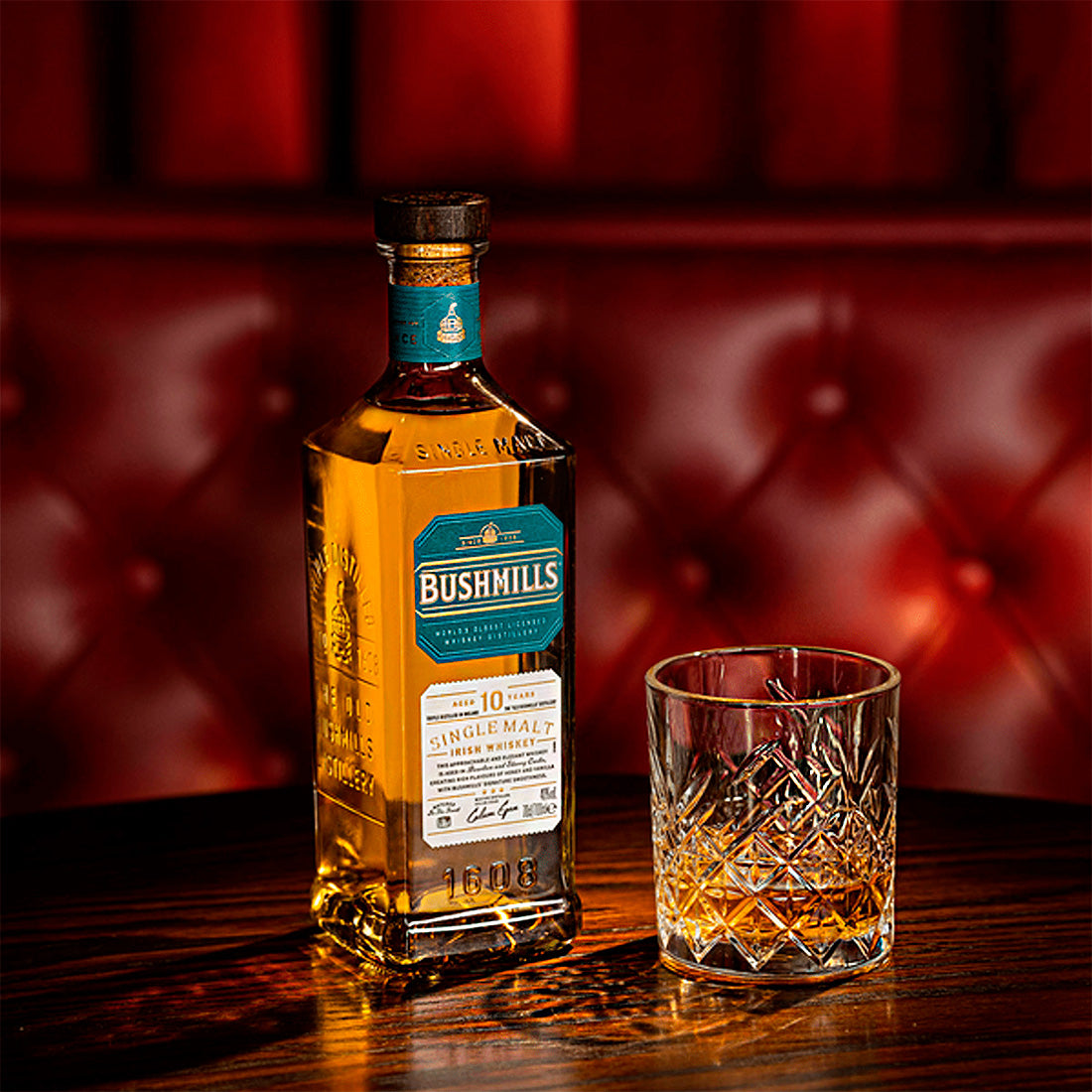 WHISKY BUSHMILLS SINGLE MALT 10 AÑOS 750 ml