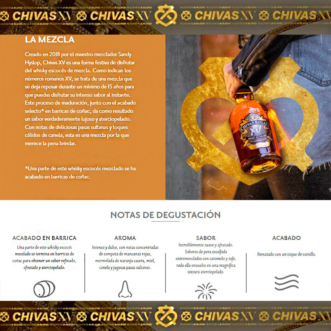 WHISKY CHIVAS REGAL XV de 700 ml