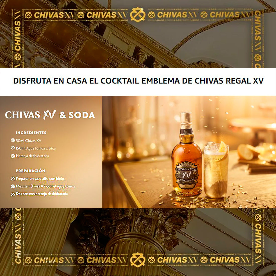 WHISKY CHIVAS REGAL XV de 700 ml