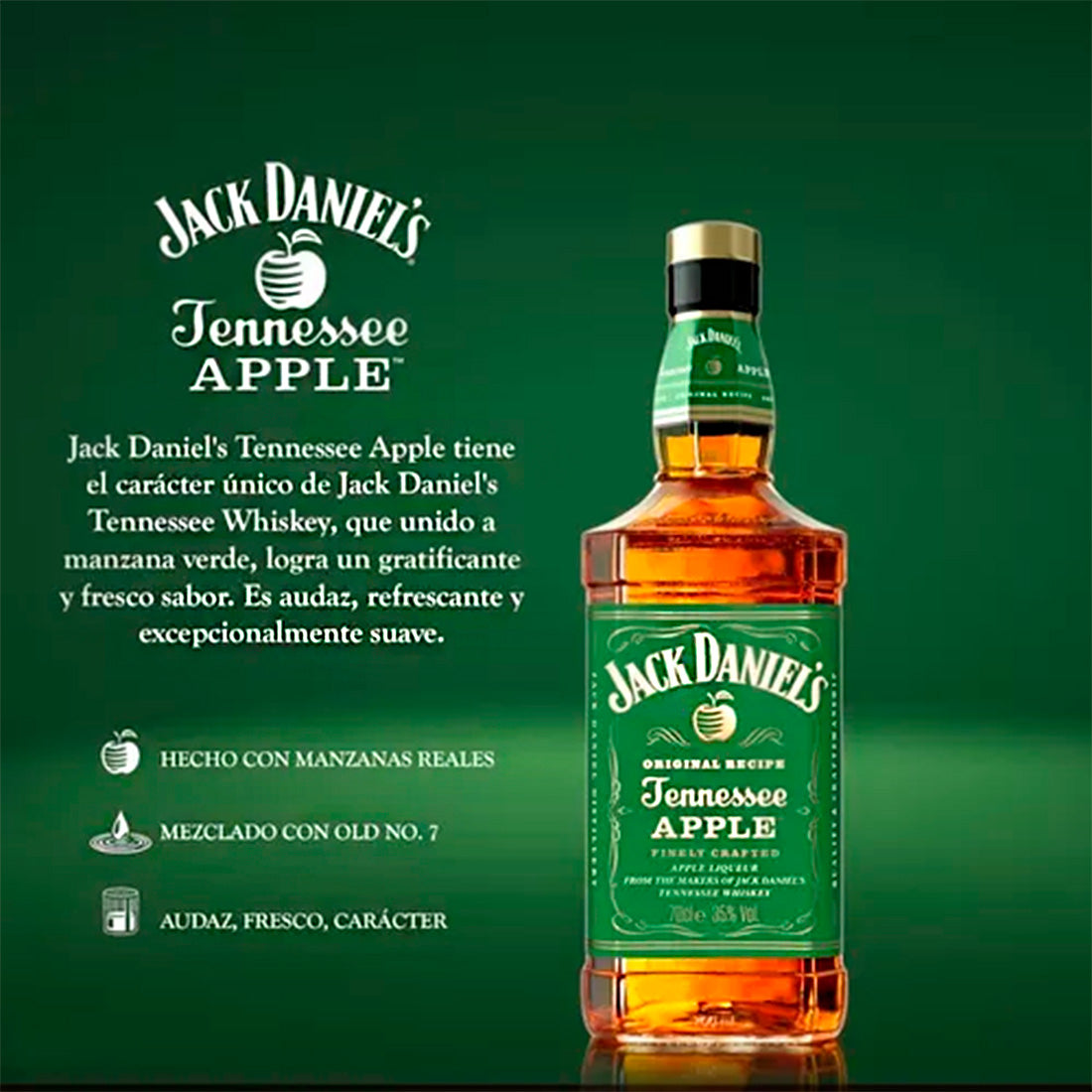 WHISKY JACK DANIEL´S APPLE 700 ml