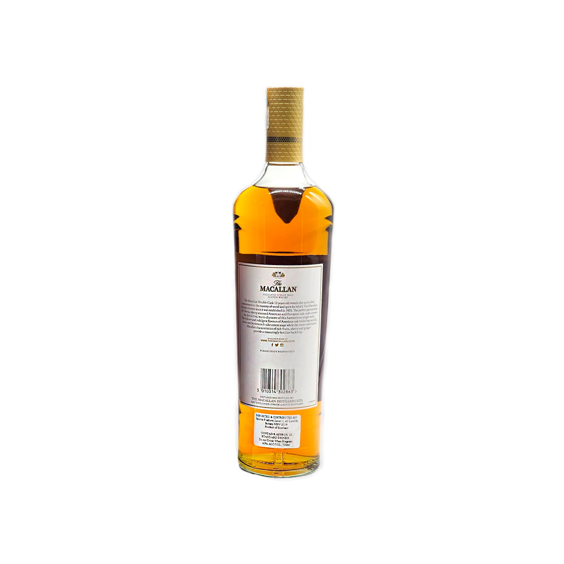 WHISKY MACALLAN 12 YRS DOUBLE CASK 700 ML