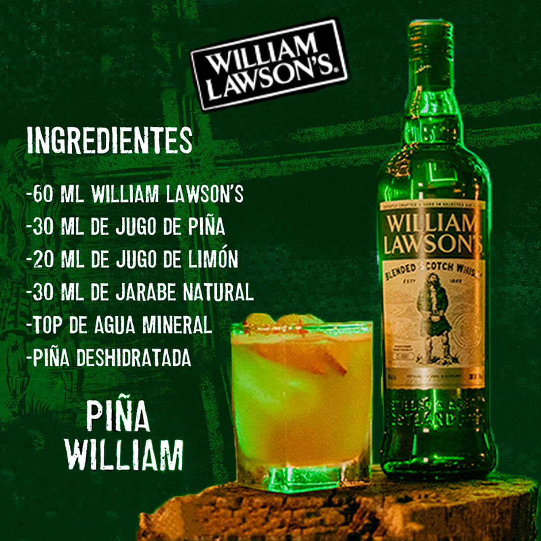WHISKY WILLIAM LAWSONS 700 ml