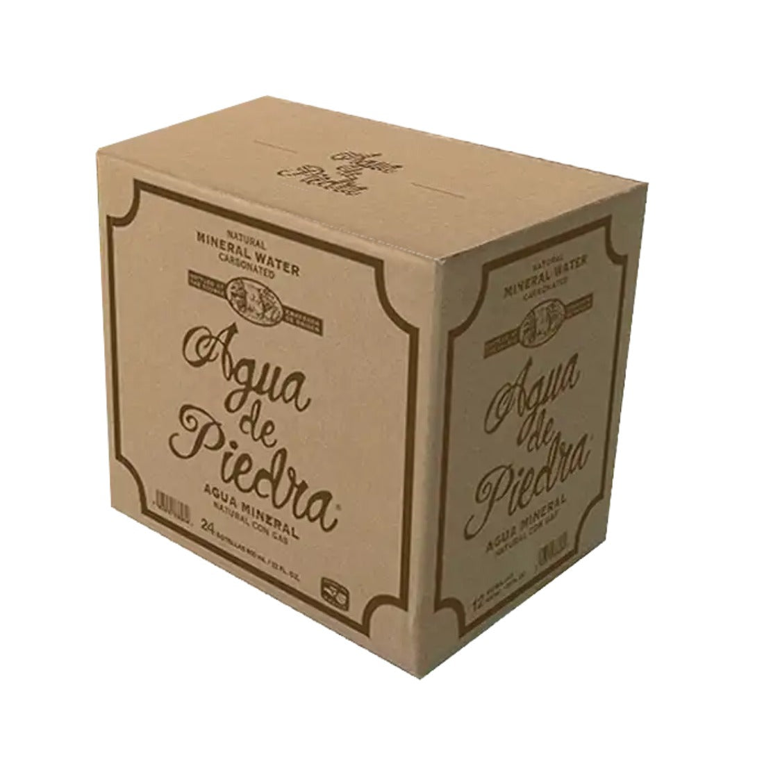 AGUA DE PIEDRA CON GAS 650 ML (CAJA 12 PIEZAS)