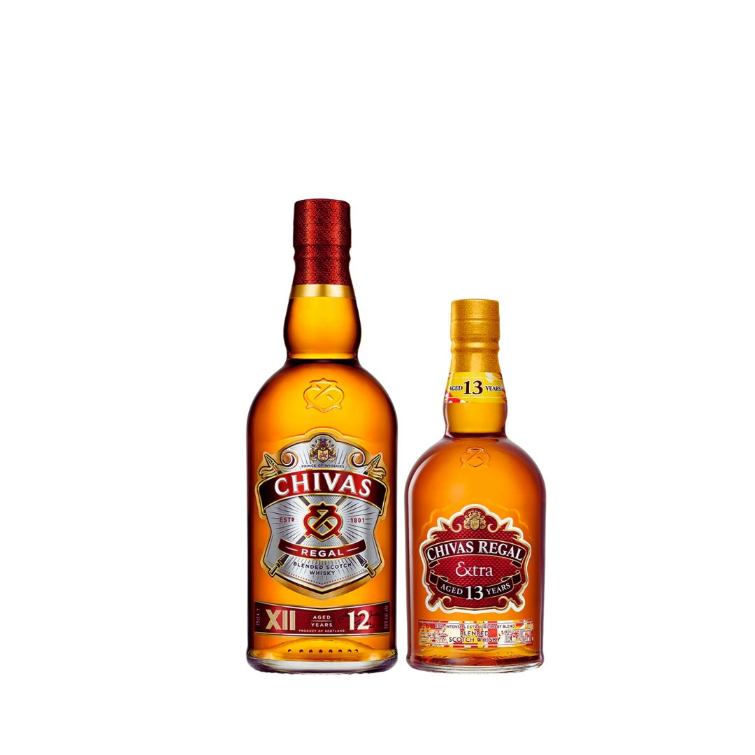 WHISKY CHIVAS REGAL 12 750 ML + WHISKY CHIVAS REGAL 13 200 ML