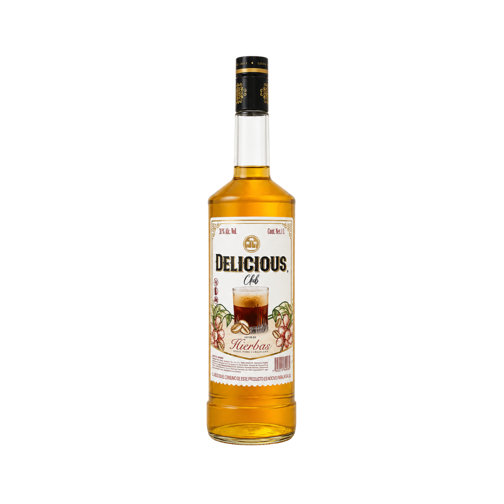 LICOR DE HIERBAS DELICIOUS CLUB 1000ML