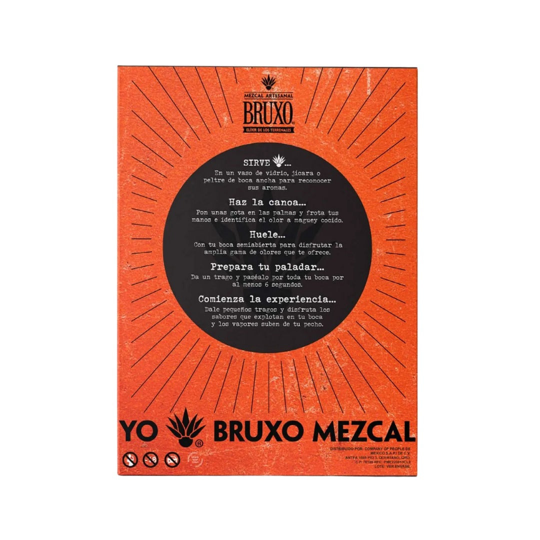 MEZCAL BRUXO RECETA INICIAL 750 ML + MEZCAL BRUXO NO. 2 PECHUGA 250 ML